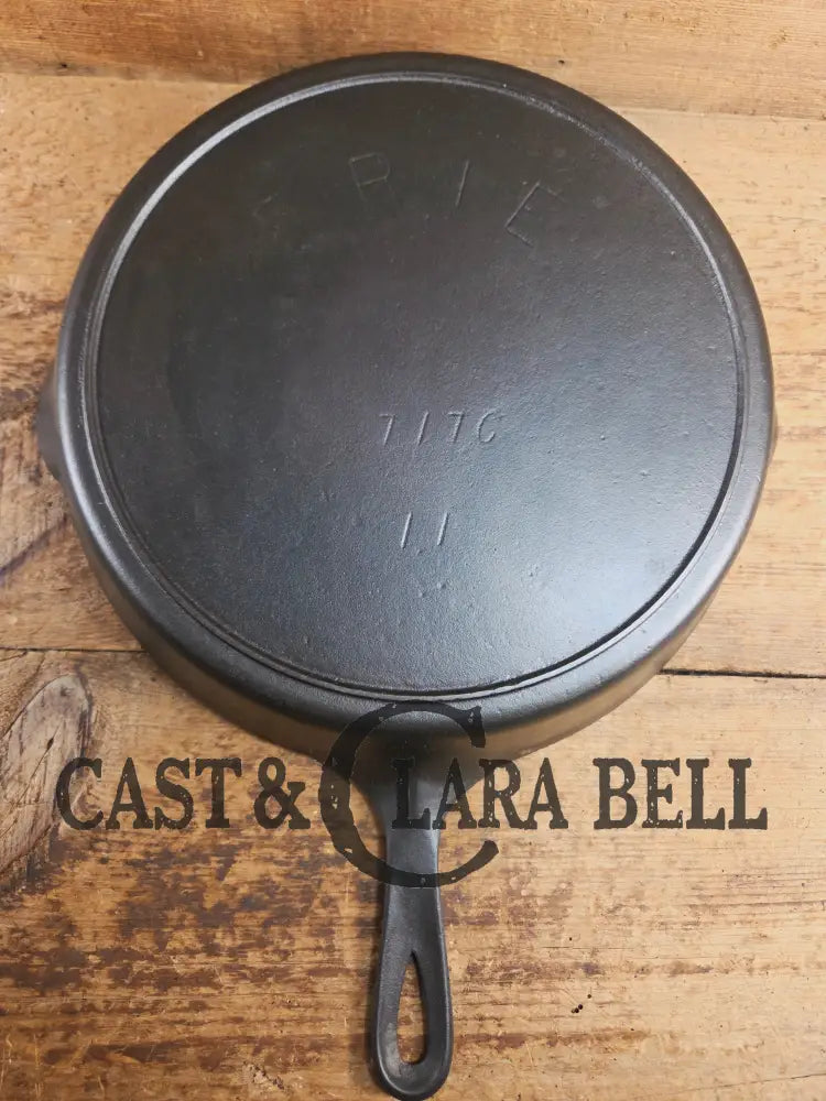 Gorgeous! HTF 1890’s Sixth Series Erie (Griswold) #11 Cast Iron Skillet. Huge!! Skillet