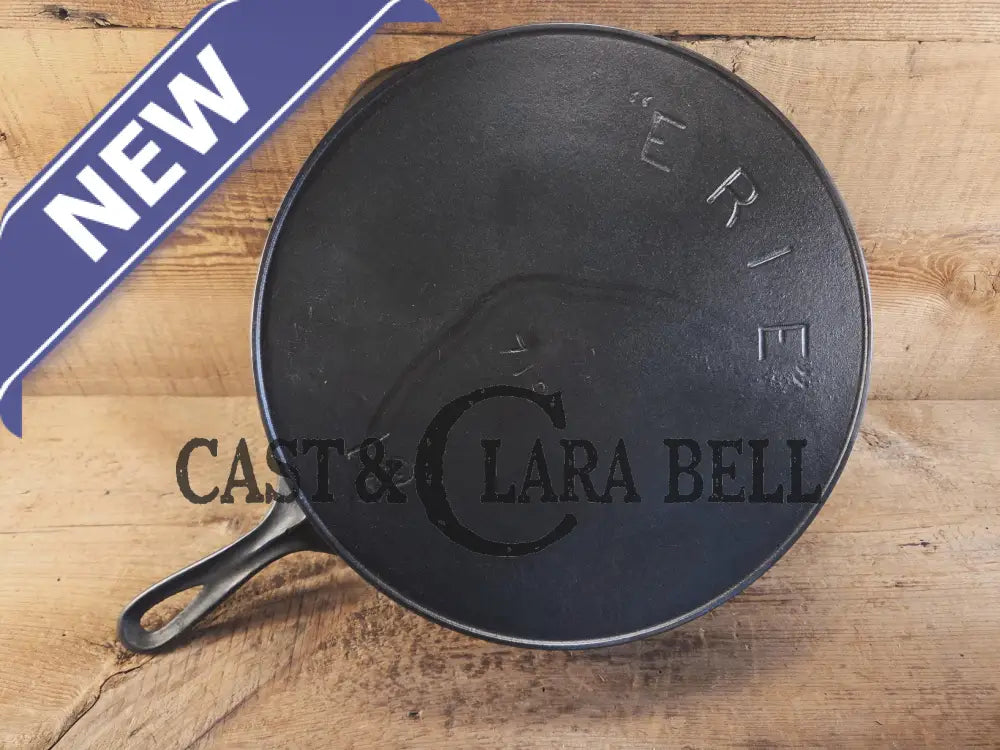 Gorgeous! HTF 1890βs Third Series Erie (Griswold) #12 Cast Iron Skillet. Huge!! Skillet