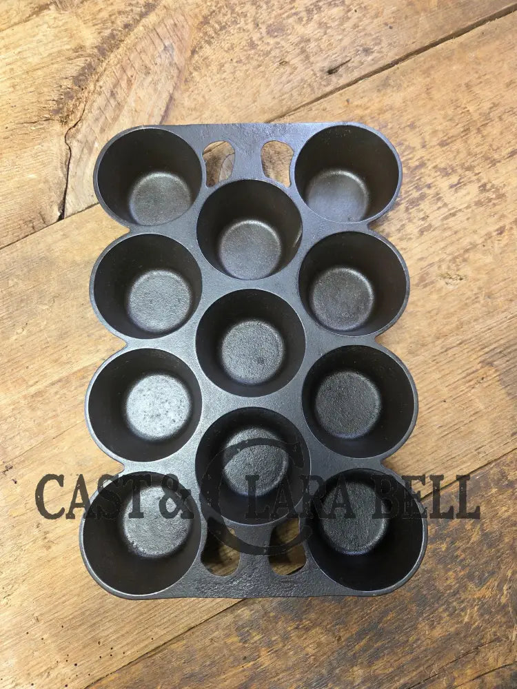 Gorgeous HTF Griswold’s Puritan #10 11-cup Popover Pan 1512. Restored and Ready To Use! Bakeware