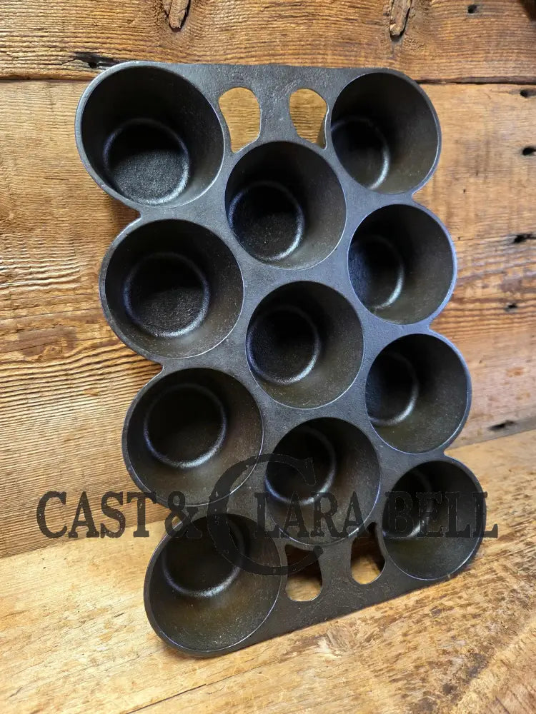 Gorgeous HTF Griswold’s Puritan #10 11-cup Popover Pan 1512. Restored and Ready To Use! Bakeware