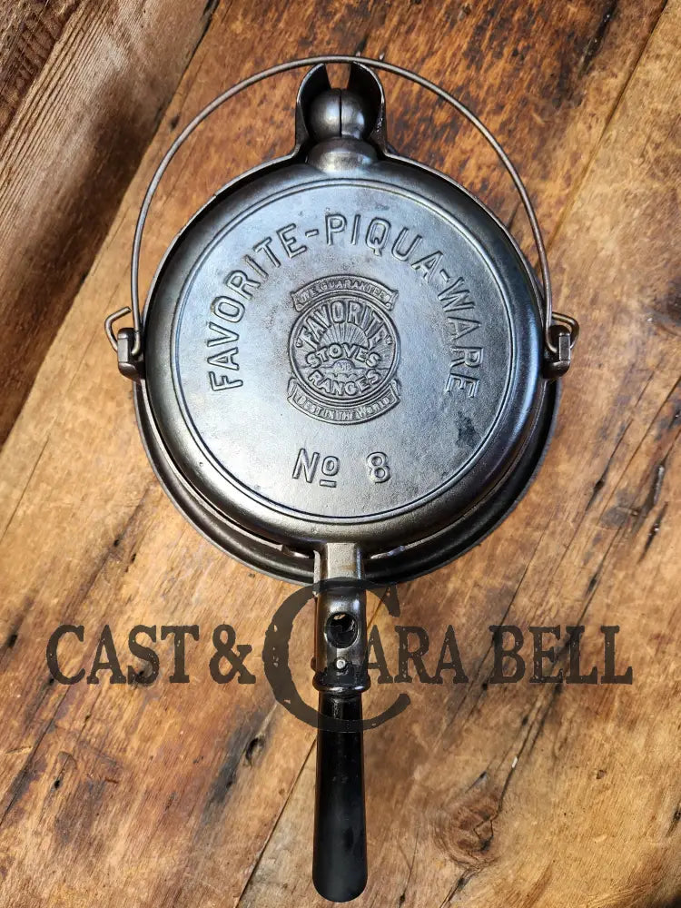 Gorgeous Original Complete Favorite Piqua Tall Base Waffle Iron. Est 1920βS And Makes Crispy