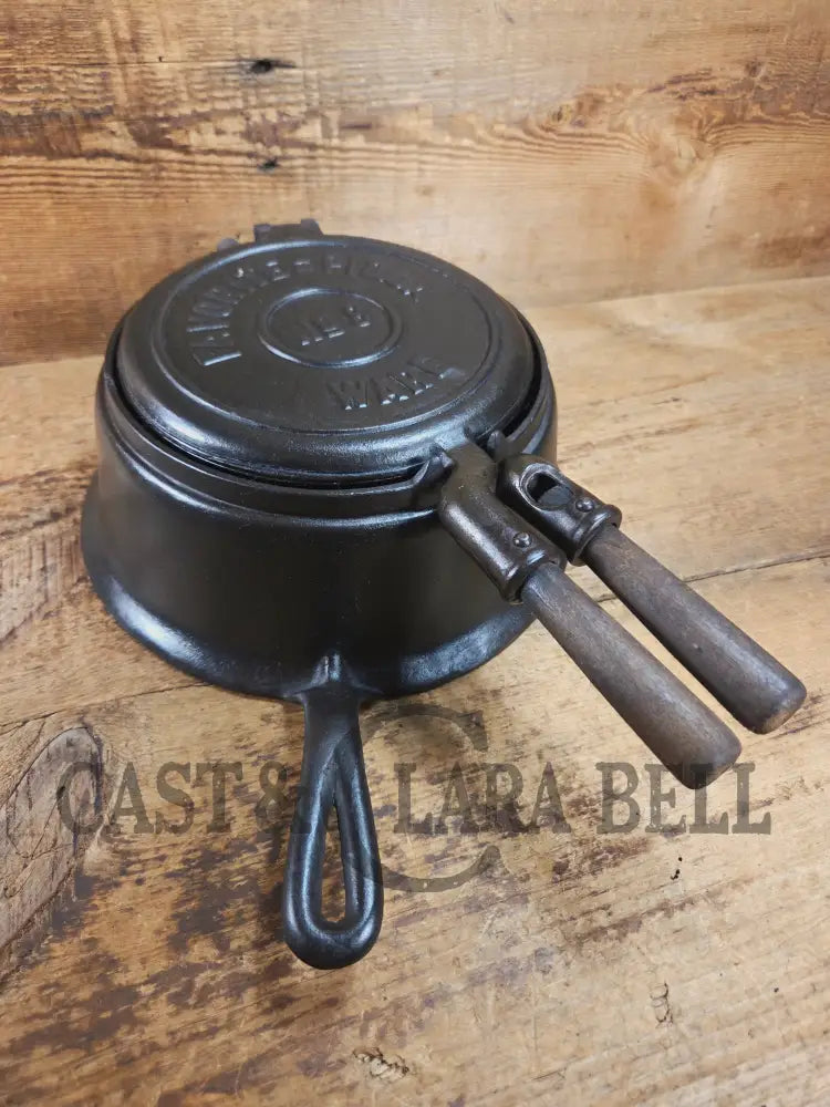 Gorgeous original complete Favorite Piqua tall base waffle iron. Hard to Find Est 1920βs and makes crispy waffles!