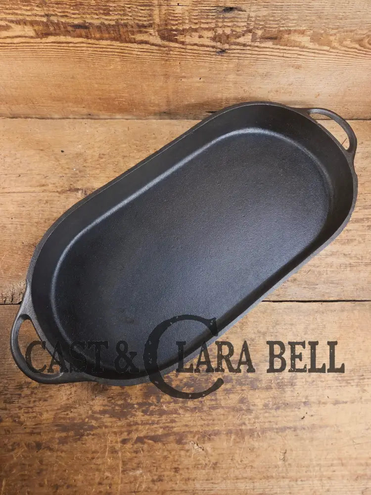 GORGEOUS Second edition Birmingham Stove & Range Sportsman Grill 3052 Rope handles Restored and Ready to Use! Griddle