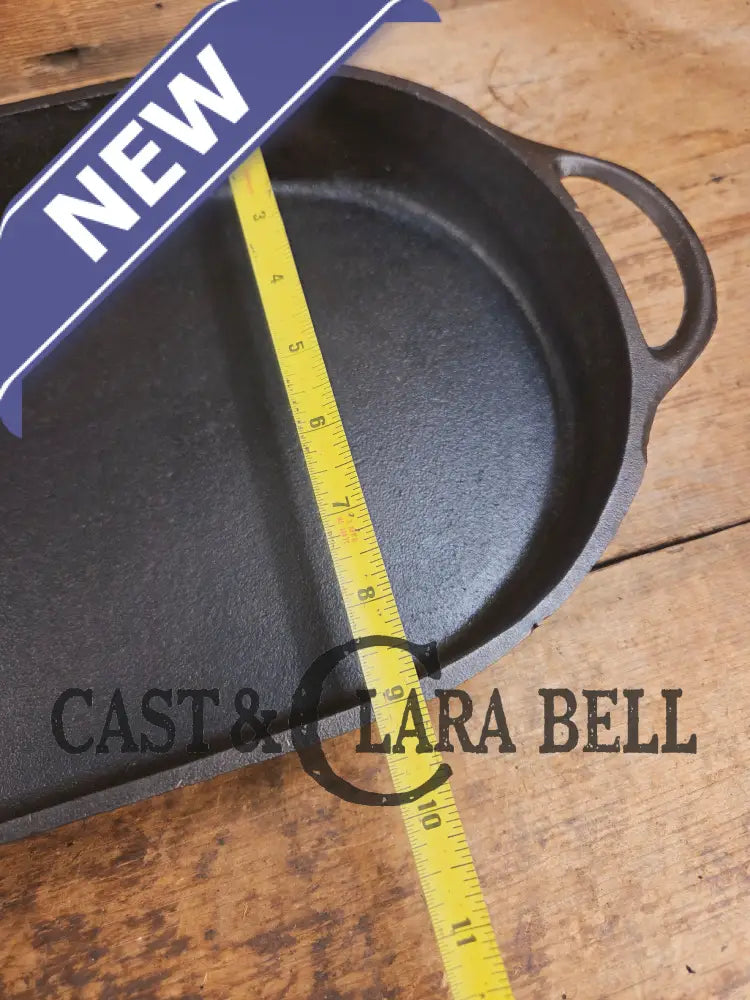 GORGEOUS Second edition Birmingham Stove & Range Sportsman Grill 3052 Rope handles Restored and Ready to Use! Griddle