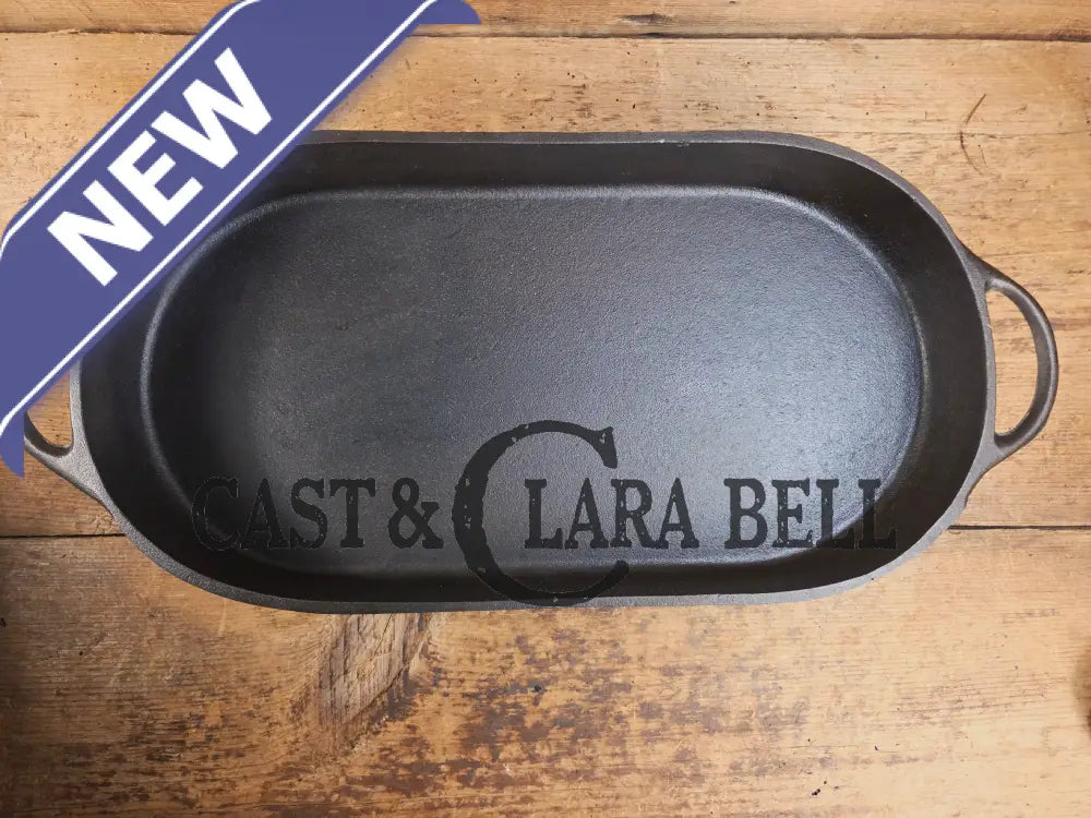 GORGEOUS Second edition Birmingham Stove & Range Sportsman Grill 3052 Rope handles Restored and Ready to Use! Griddle