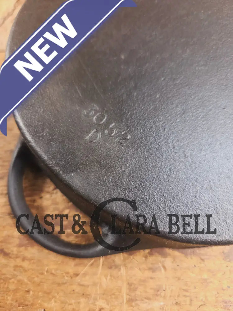 GORGEOUS Second edition Birmingham Stove & Range Sportsman Grill 3052 Rope handles Restored and Ready to Use! Griddle