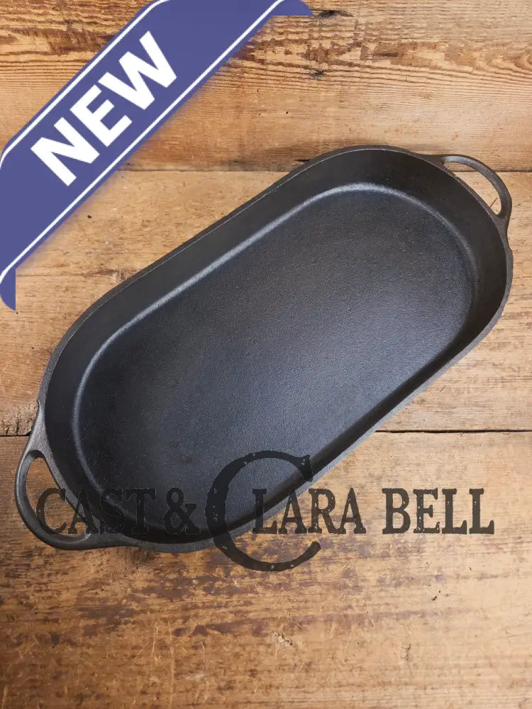 GORGEOUS Second edition Birmingham Stove & Range Sportsman Grill 3052 Rope handles Restored and Ready to Use! Griddle