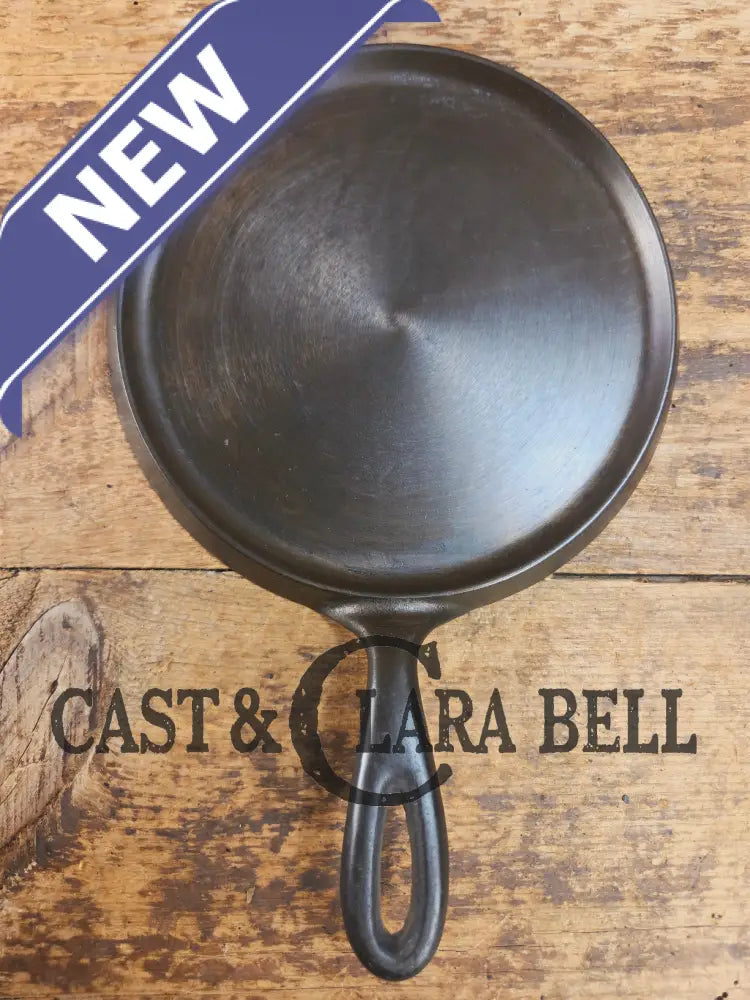 Gorgeous Swirls! Tougher to find 1920βs Wagner Ware #6-A Cast Iron Round Griddle 6A Griddle