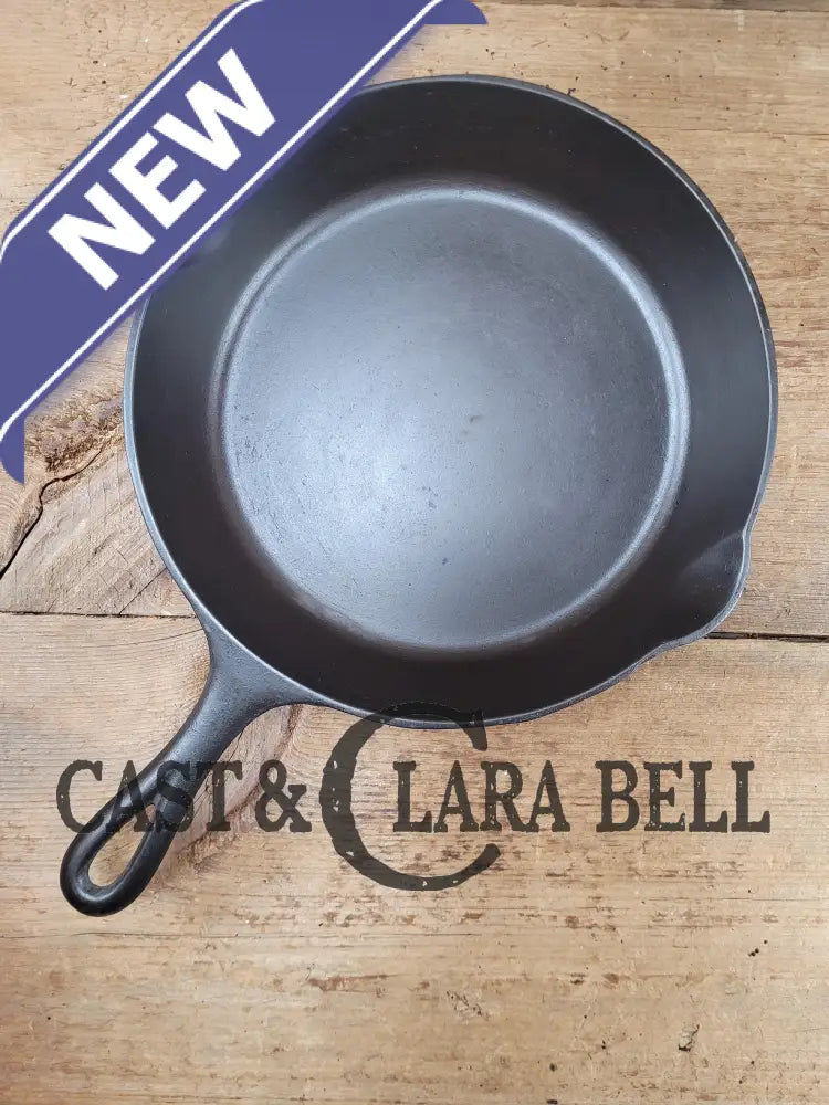 Gorgeous!! Very Early 1910’S Griswold #7 Skillet With Heat Ring And Large Slant Logo ’Erie ’ 701