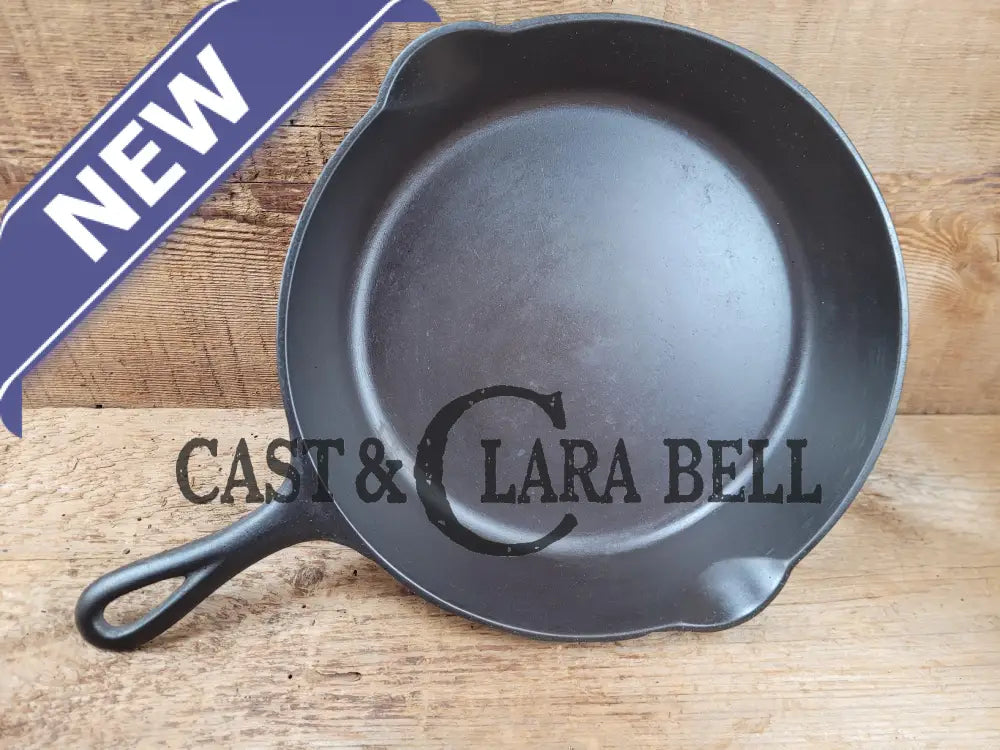 Gorgeous!! Very Early 1910’S Griswold #7 Skillet With Heat Ring And Large Slant Logo ’Erie ’ 701