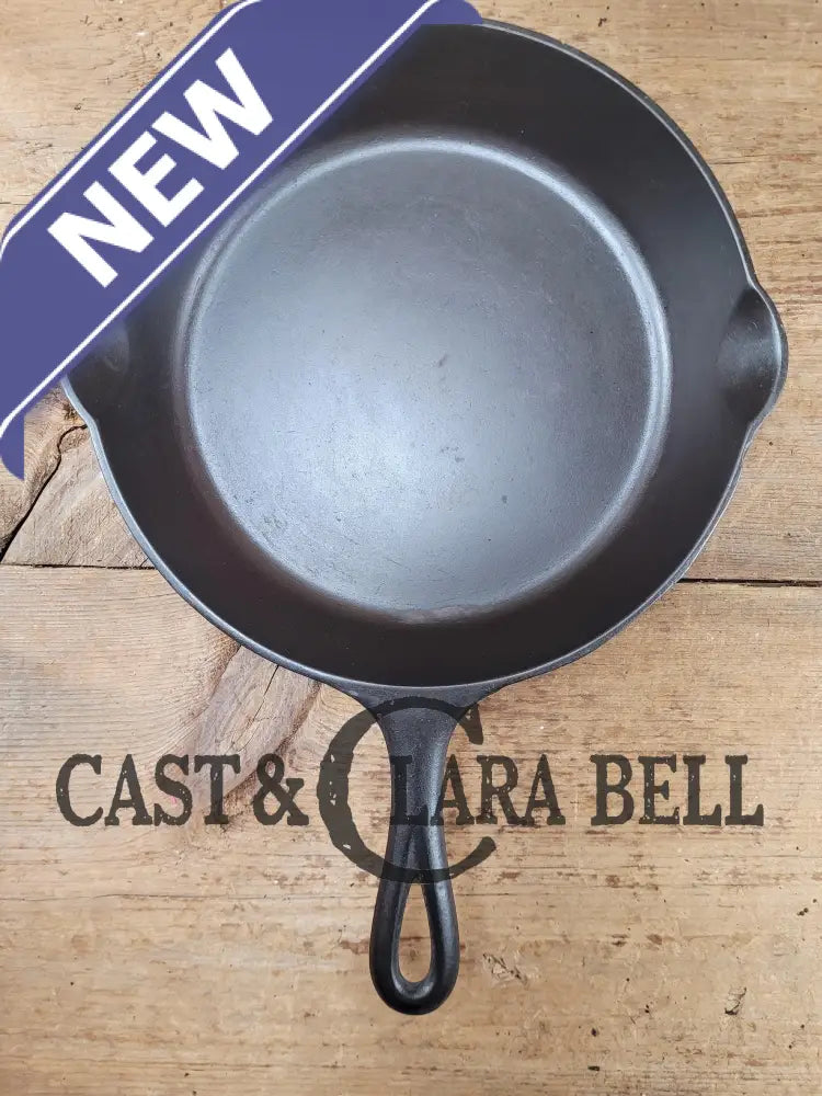 Gorgeous!! Very Early 1910’S Griswold #7 Skillet With Heat Ring And Large Slant Logo ’Erie ’ 701
