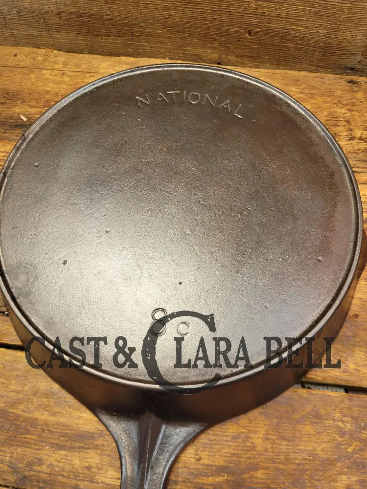 Gorgeous! Wagner’s National 8 Cast Iron Skillet ’8C’. Circa 1920’S Beautiful Vintage Daily User