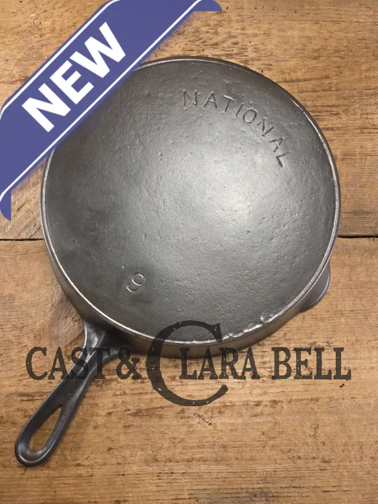 GORGEOUS Wagner’s National #9 Skillet with Heat Ring 9. One of our favorite pans to use in the kitchen! Restored and