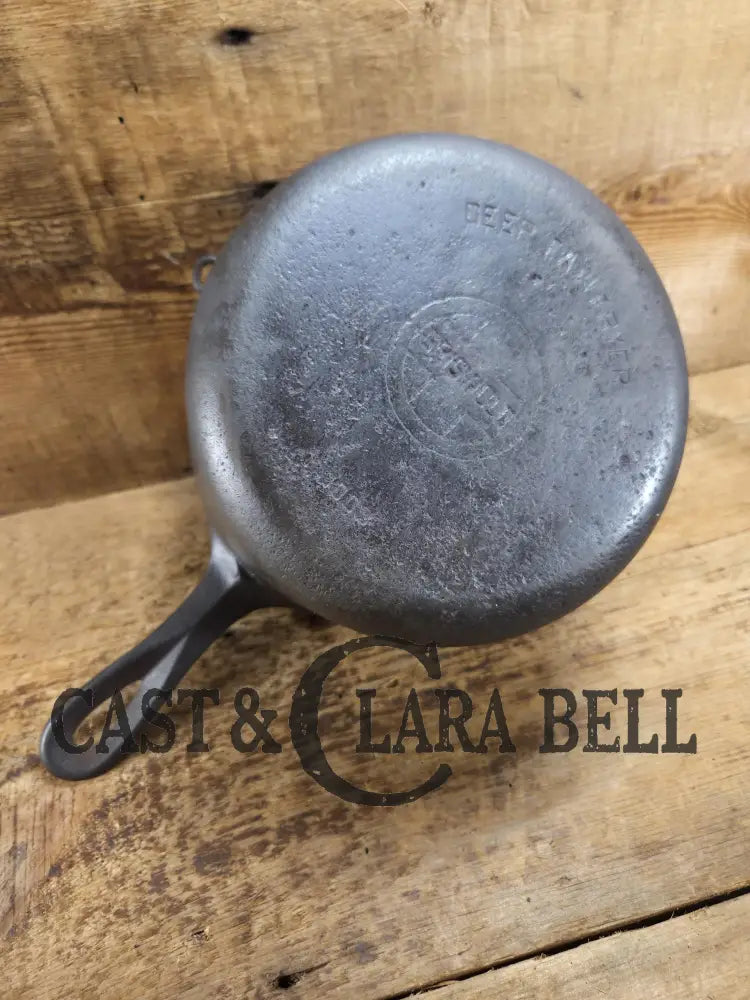 GREAT daily user. Priced to sell (see description) 1930’s Griswold Deep Fat Fryer with Basket p/n 1003. Restored and