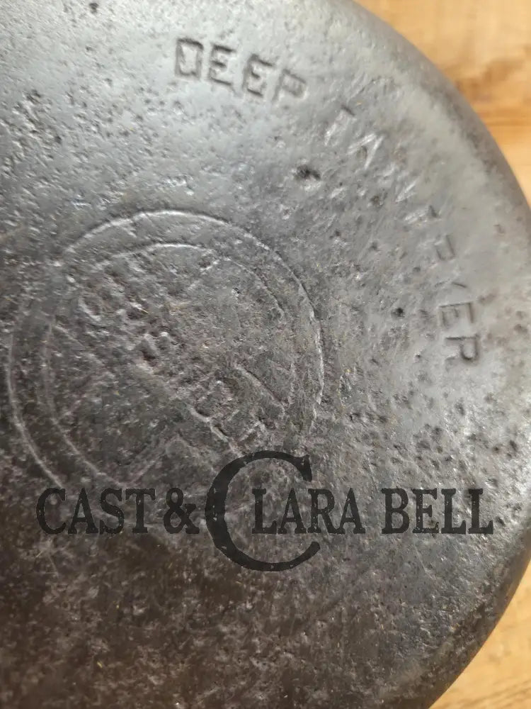 GREAT daily user. Priced to sell (see description) 1930’s Griswold Deep Fat Fryer with Basket p/n 1003. Restored and