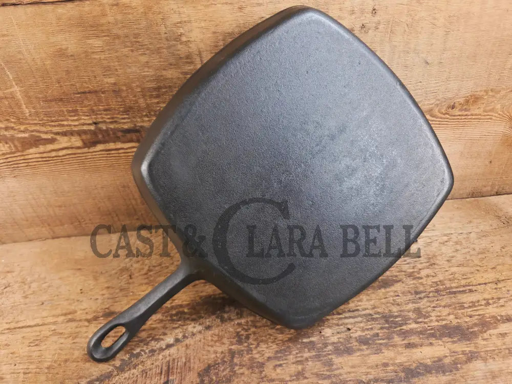 Great daily workhorse! 1950’s era Birmingham (BSR) Stove & Range cast iron square fryer skillet SC24 - Skillet