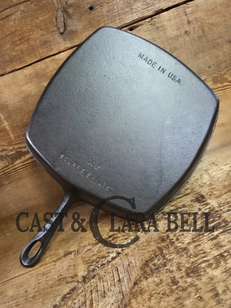 Great daily workhorse! 1960’s era Birmingham (BSR) Stove & Range cast iron square fryer skillet Skillet