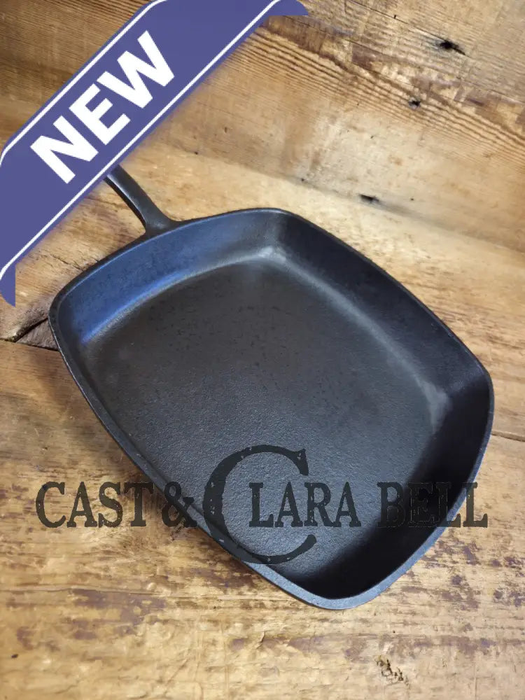 Great daily workhorse! 1960’s era Birmingham (BSR) Stove & Range cast iron square fryer skillet Skillet