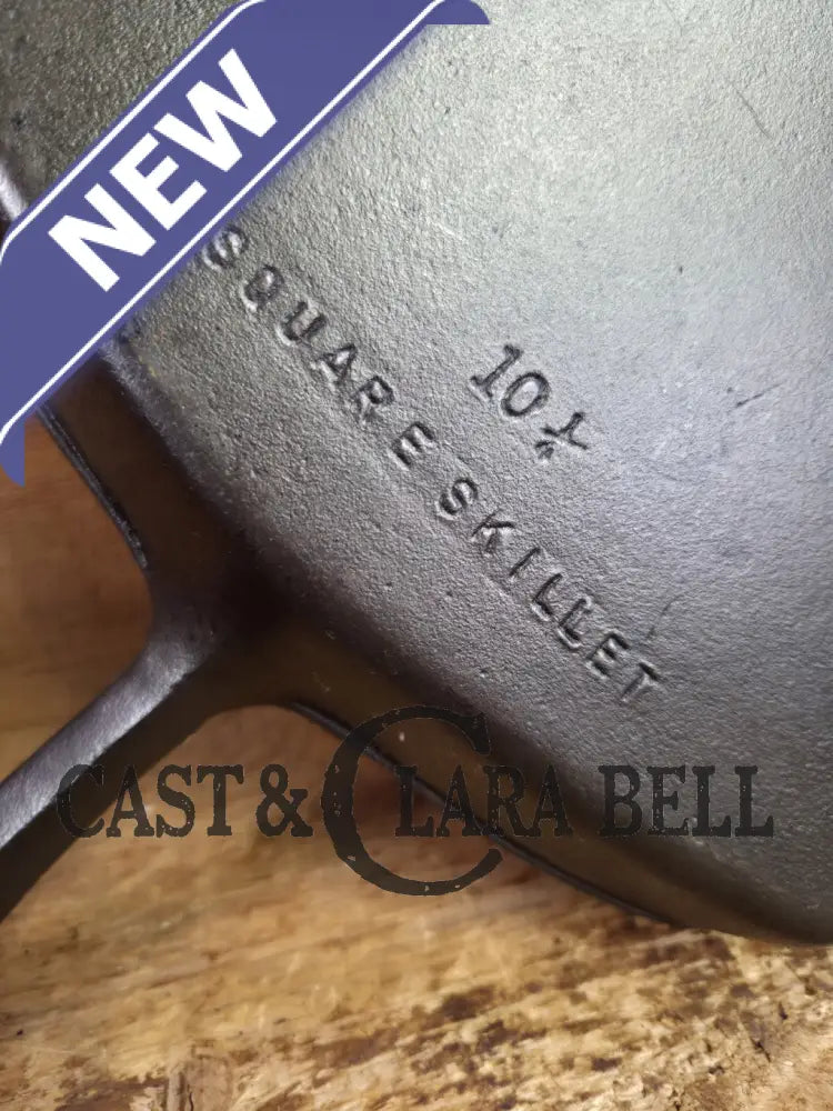 Great daily workhorse! 1960’s era Birmingham (BSR) Stove & Range cast iron square fryer skillet Skillet