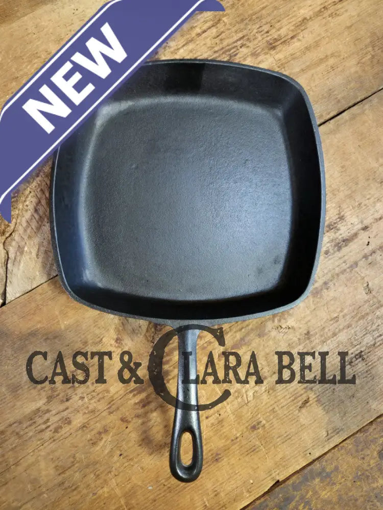 Great daily workhorse! 1960’s era Birmingham (BSR) Stove & Range cast iron square fryer skillet Skillet