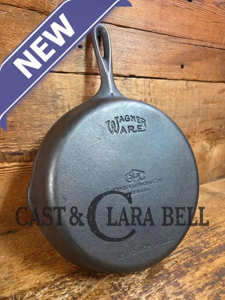 Great every day pan or first skillet. 1960s era WagnerWare ’GHC’ General Housewares #8 Skillet with Smooth Bottom