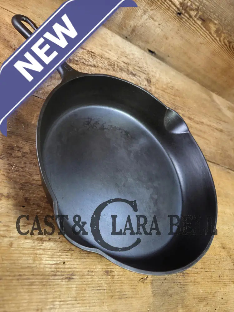 GREAT everyday skillet! Big 1930’s era Griswold #9 Cast Iron Skillet with Small Block Logo 710 Skillet