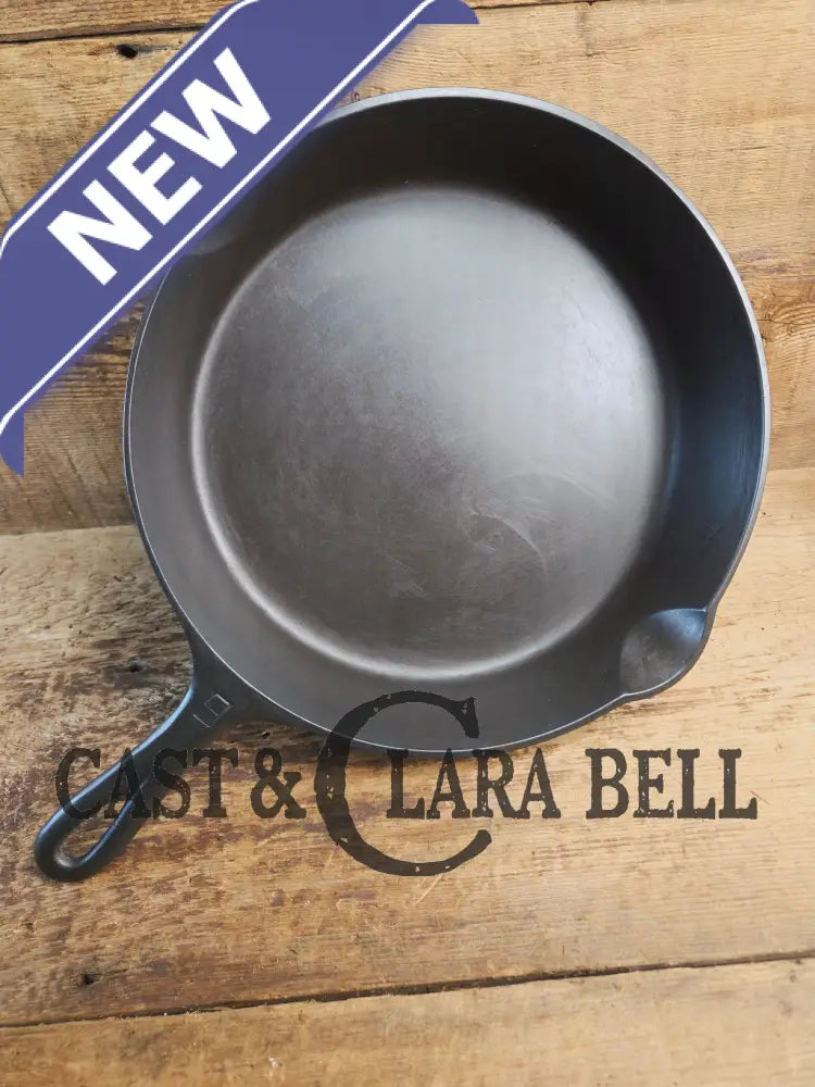 GREAT everyday skillet! Big 1930’s era Griswold #9 Cast Iron Skillet with Small Block Logo 710 Skillet