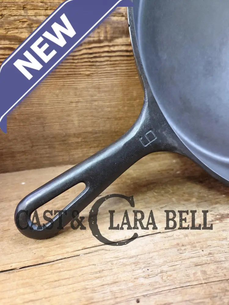 GREAT everyday skillet! Big 1930βs era Griswold #9 Cast Iron Skillet with Small Block Logo 710 E