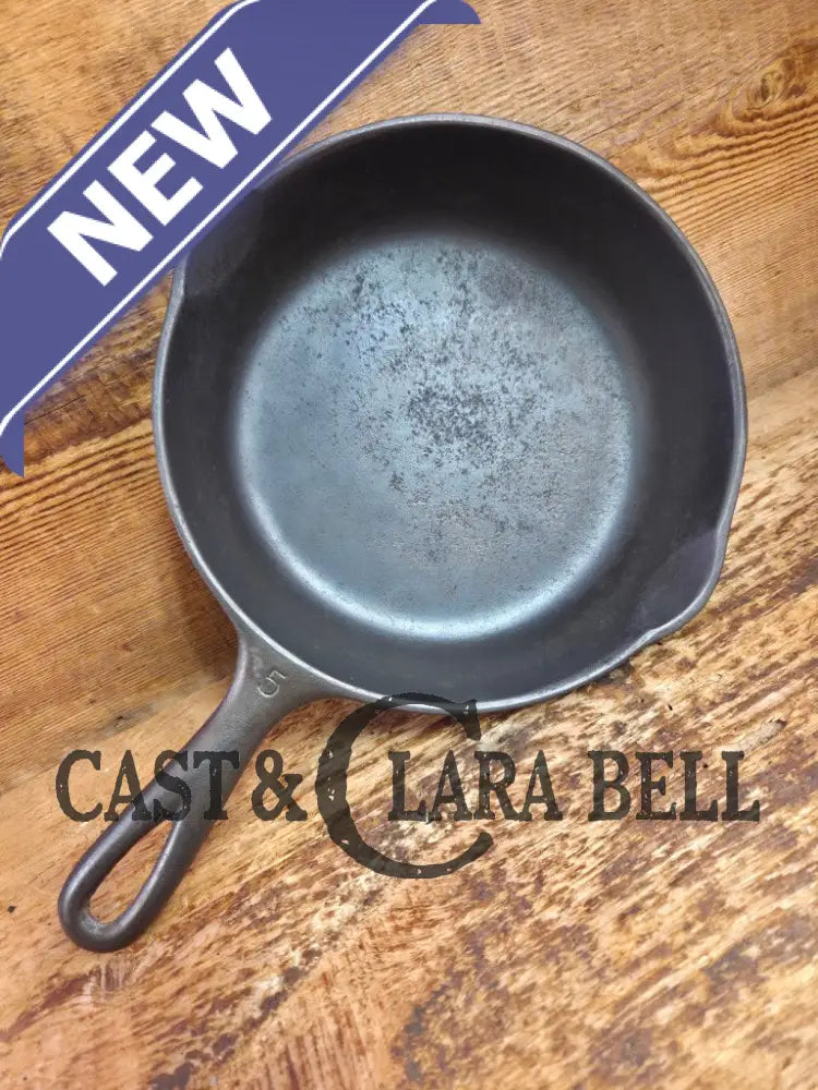 Great first pan! 1930’s Wagner #5 Skillet with Stylized Logo 1055 H Skillet