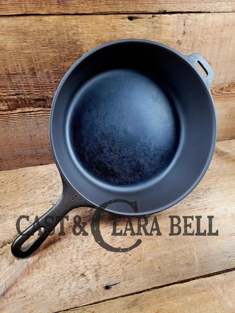 Great First Pan! 1940’S Wagner #8 Cast Iron Deep Skillet 10 1/2 Inch Skillet. Chicken Fryer Sc24