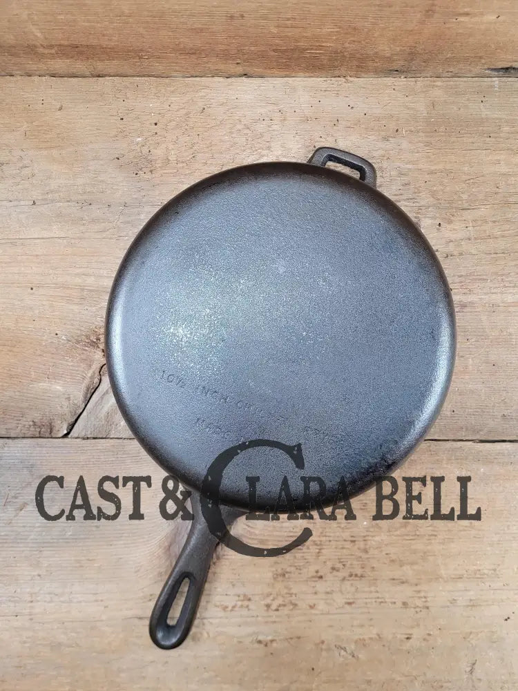 Great First Pan! 1940’S Wagner #8 Cast Iron Deep Skillet 10 1/2 Inch Skillet. Chicken Fryer Sc24