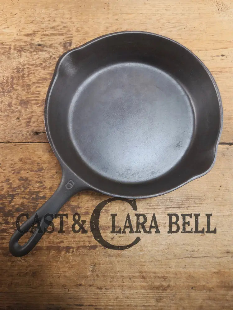 Great Gift! 1930’s Wagner Unmarked #6 Cast Iron Sautee Skillet Skillet