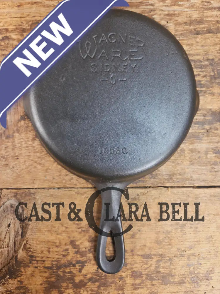 Great Gift! 1930βs Wagner Ware #3 Cast Iron Egg Skillet 1053 Q. Great skillet for kids and for quick small plates