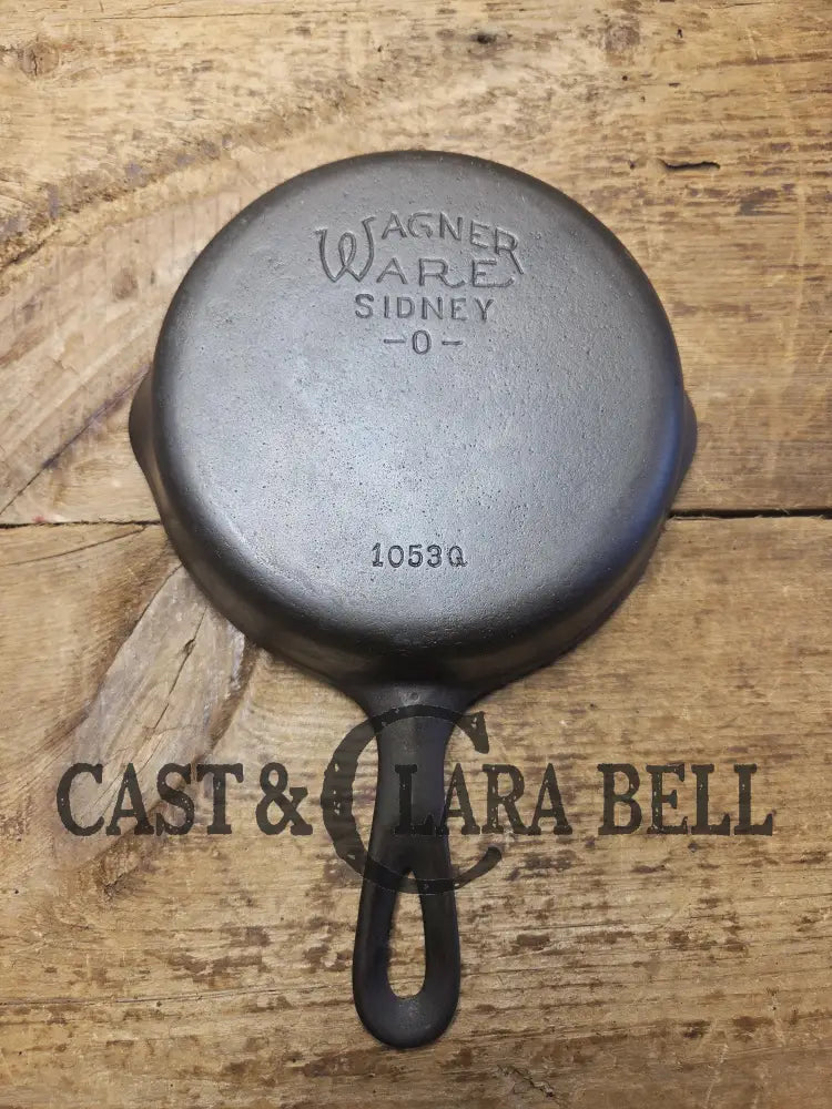 Great Gift! 1930’s Wagner Ware #3 Cast Iron Egg Skillet 1053 Q. Great skillet for kids and for quick small plates SC24