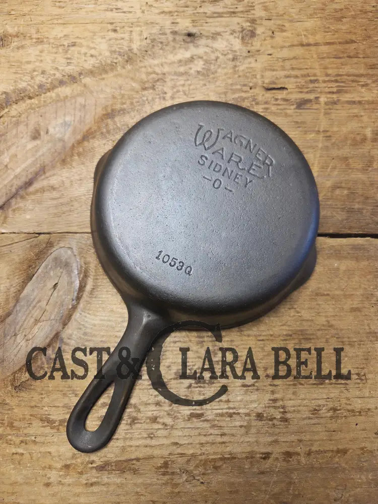 Great Gift! 1930âs Wagner Ware #3 Cast Iron Egg Skillet 1053 Q. Great skillet for kids and for quick small plates SC24