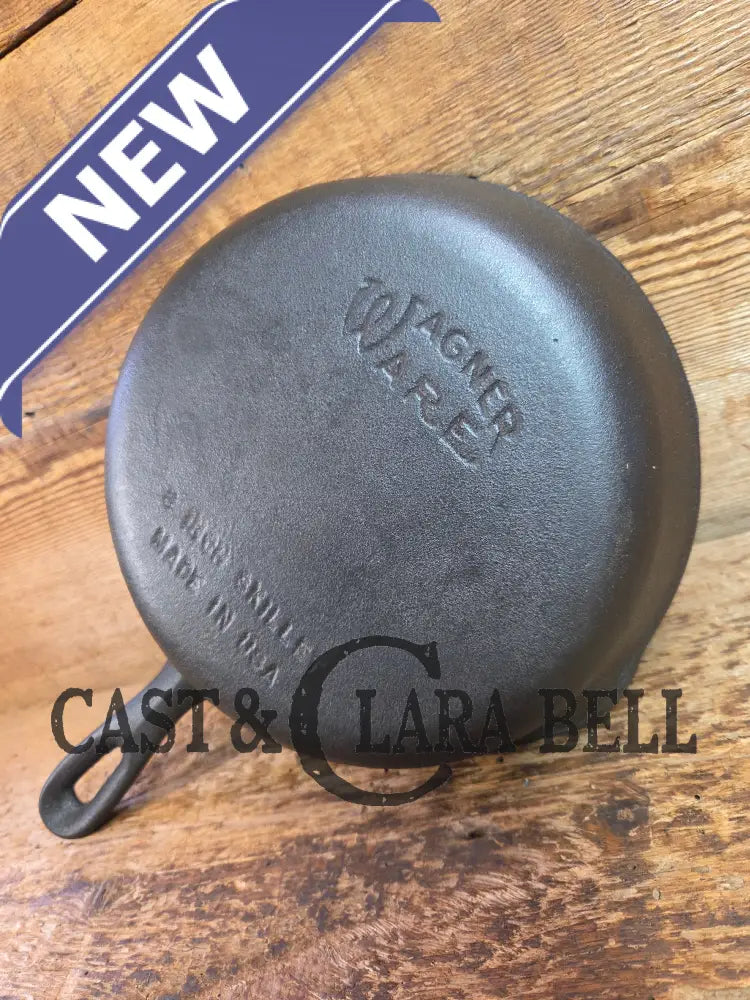 Great gift! 1950’s Era Stylized Wagner #5 Cast Iron Skillet 8 Inches Great Saute pan! - Skillet