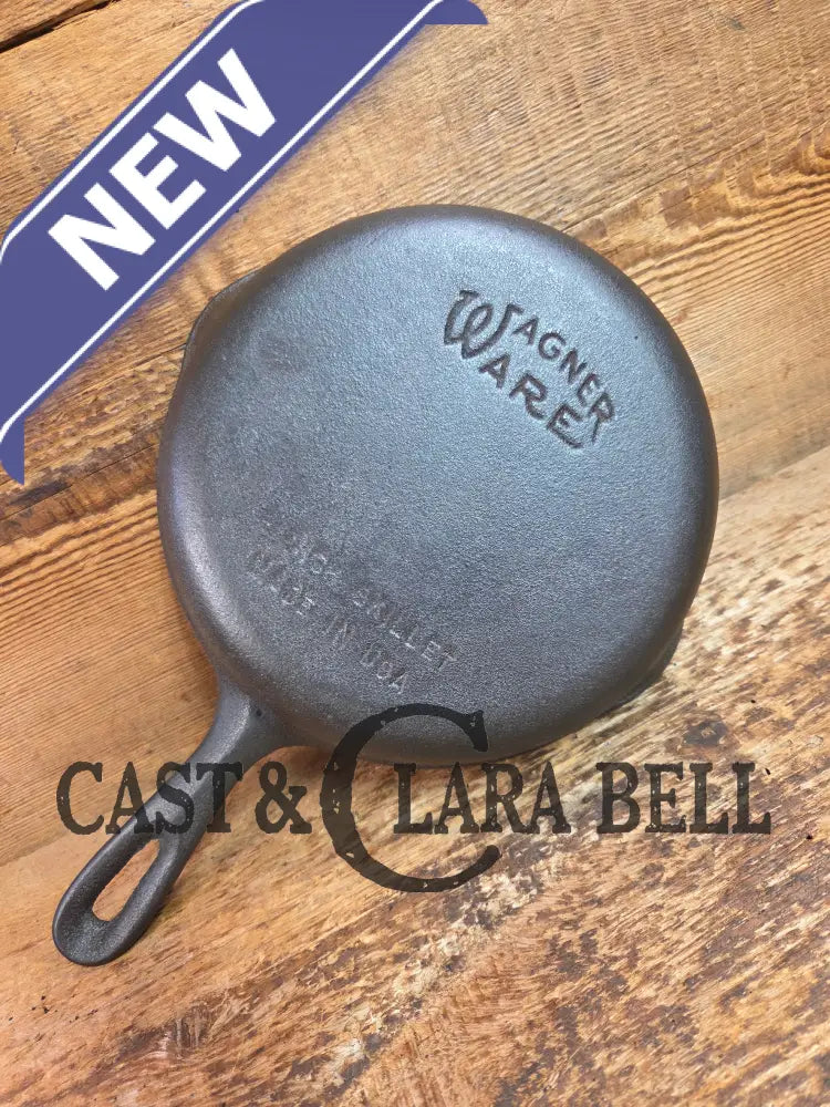 Great gift! 1950’s Era Stylized Wagner #5 Cast Iron Skillet 8 Inches Great Saute pan! - Skillet