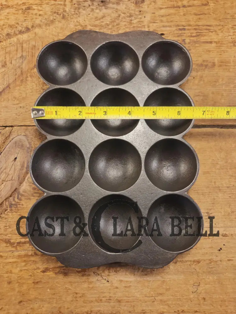 Great gift and tough to find! 1930’s Fully Marked Wagner ’golf ball’ brownie pan. Closed frame ’F’ style gem pan