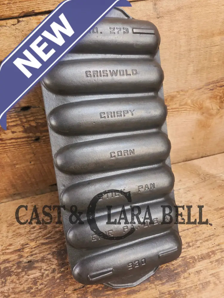Great Gift! Griswold No. 273 Crispy Corn Stick Cast Iron Pan 930 Bakeware