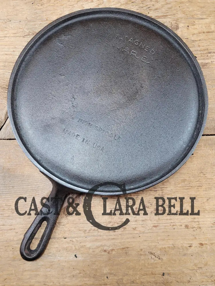 Great Gift Idea! 1930’S Wagner #9 Round Griddle Stylized Logo. Perfect For Grilled Cheese