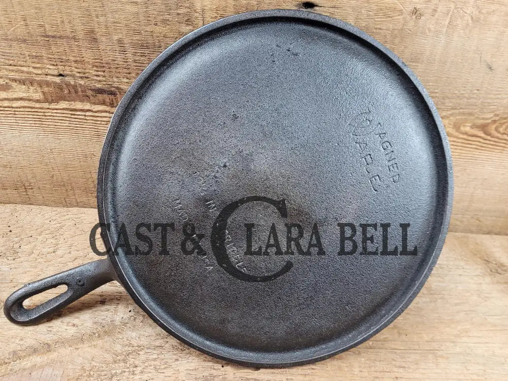 Great Gift Idea! 1930โS Wagner #9 Round Griddle Stylized Logo. Perfect For Grilled Cheese