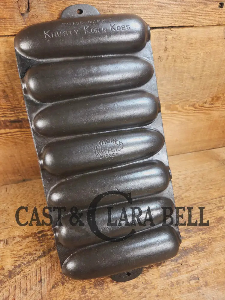 GREAT gift idea! 1930’s Wagner Krusty Korn Kob Junior Stick Pan #1319 w/ Triangle Mark. Makes wonderful bread sticks &