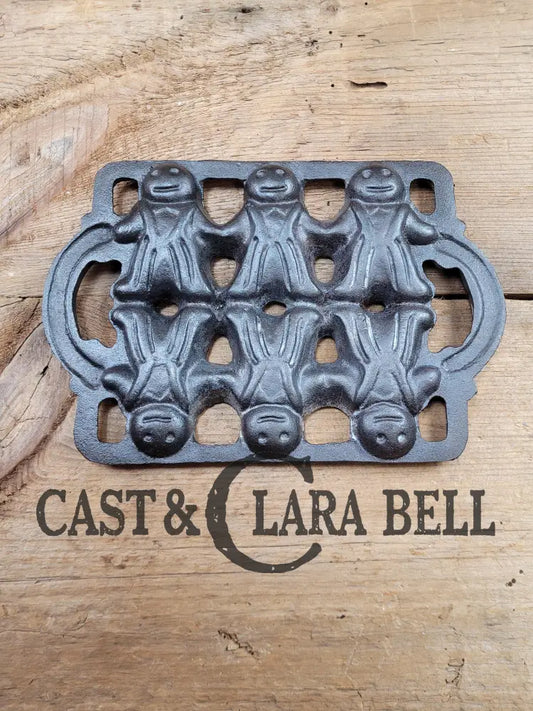 Great Gift Idea! 1984 Vintage Original John Wright Gingerbread Men Mold! Bakeware