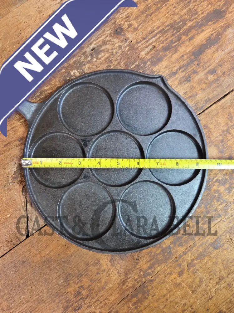 GREAT gift idea! Wagner made Griswold No. 34 Cast Iron Plett Pan with Block Logo 2980 A - Skillet