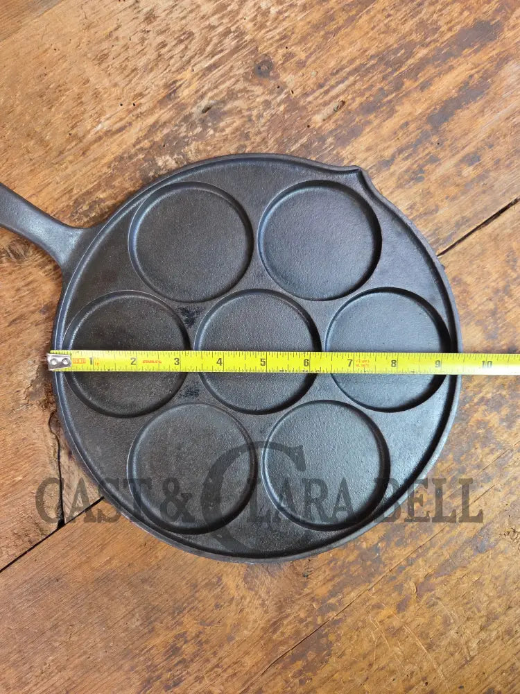 GREAT gift idea! Wagner made Griswold No. 34 Cast Iron Plett Pan with Block Logo 2980 A - Skillet