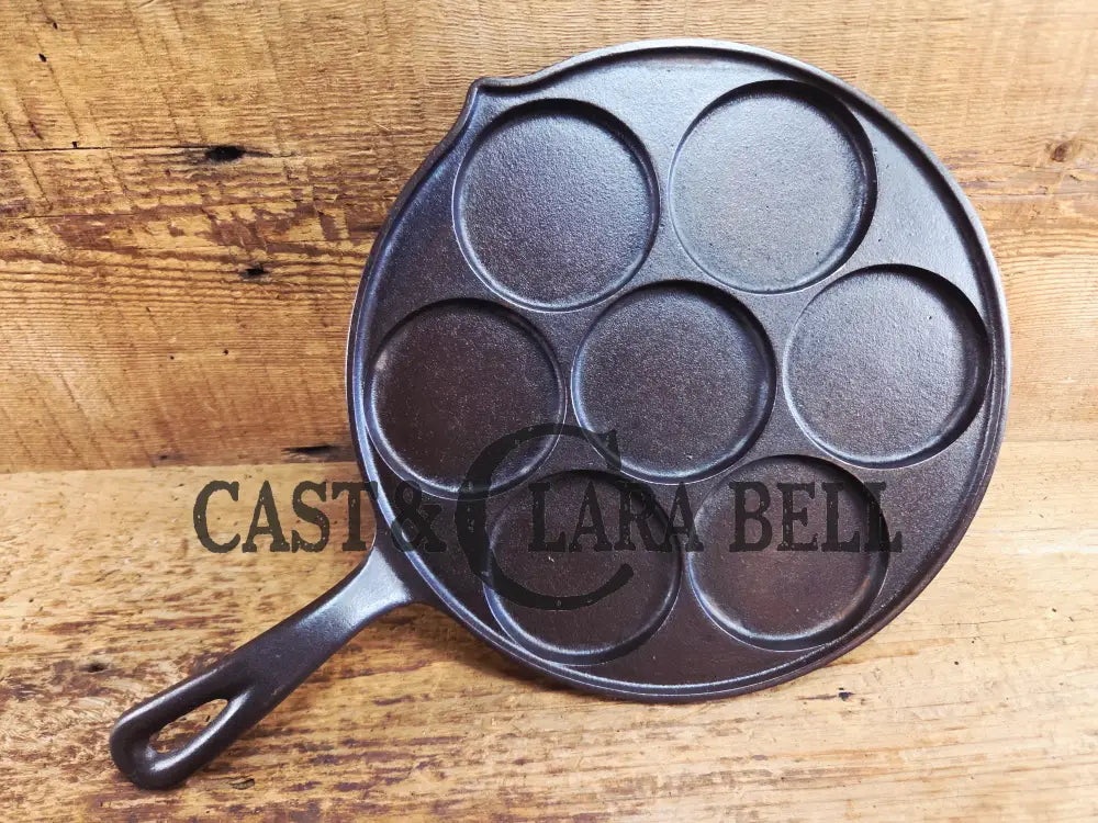 GREAT gift idea! Wagner made Griswold No. 34 Cast Iron Plett Pan with Block Logo 2980 A Skillet