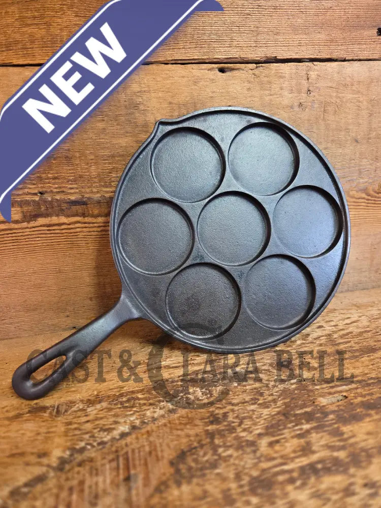 GREAT gift idea! Wagner made Griswold No. 34 Cast Iron Plett Pan with Block Logo 2980 A - Skillet