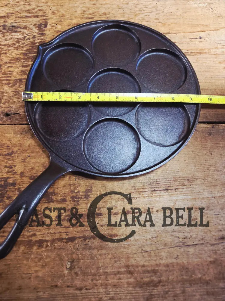 GREAT gift idea! Wagner made Griswold No. 34 Cast Iron Plett Pan with Block Logo 2980 A Skillet