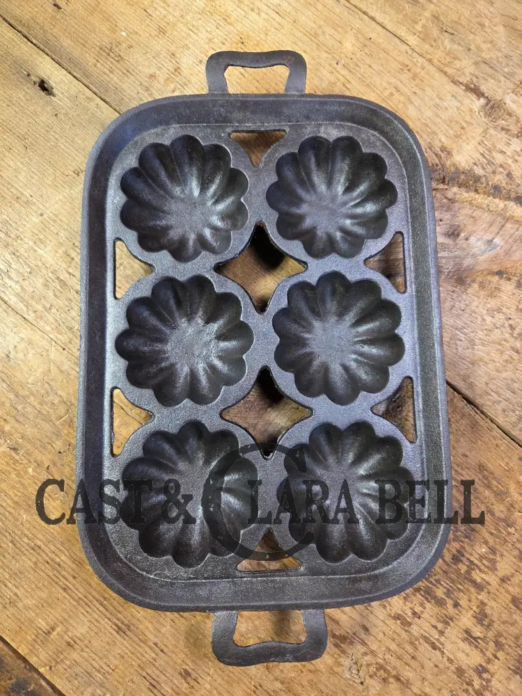 Great gift! Pre 1900βs Unmarked Antique Gate-Marked #10 Turks Head Pan 6 Cup