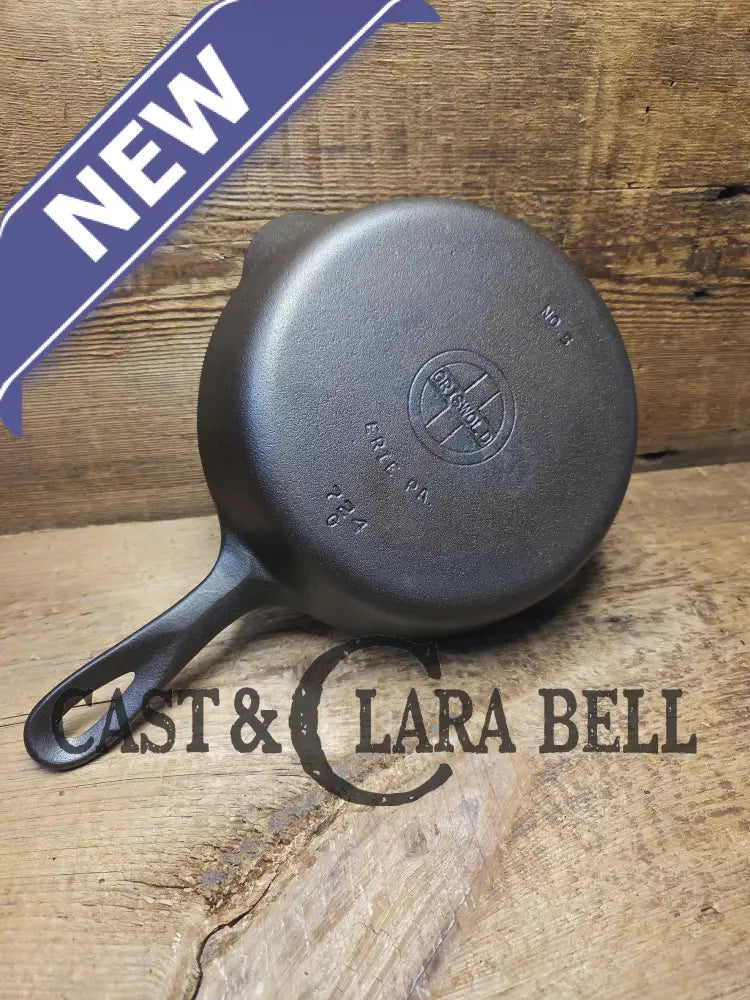 Great Saute pan! Griswold No. 5 Cast Iron Skillet with Small Block Logo and Smooth Bottom 724 G. Erie PA USA SC24